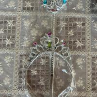 Accessori Carnevale corona scetro nachetta magica