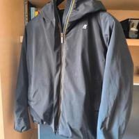 Giacca impermeabile K-Way con cappuccio 