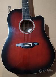 chitarra acustica elettrificata SX 