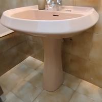 lavabo e specchiera champagne 