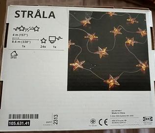 Catena luminosa natalizia Ikea Strala da 24 stelle