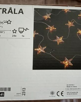 Catena luminosa natalizia Ikea Strala da 24 stelle