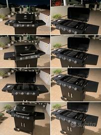 Barbecue a Gas - 4 fuocchi + fornello
