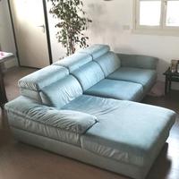 DIVANO con penisola contenitore