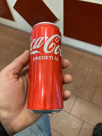 Lattina  vuota Cocacola  collezione