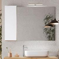 Specchio bagno con mobiletto e illuminazione