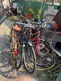 Lotto biciclette da sistemare