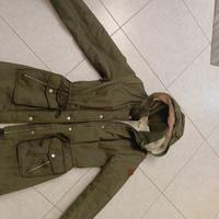 parka Hollister verde militare 