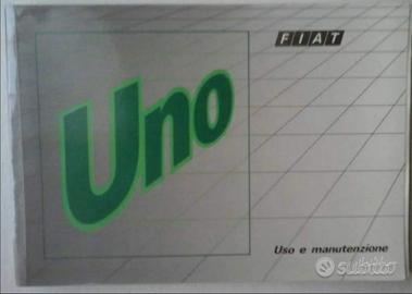 Libretto uso e manutenzione FIAT UNO 1993