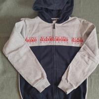 Napapijri felpa con cappuccio e zip