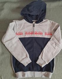 Napapijri felpa con cappuccio e zip