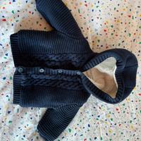 Giacca neonato 6 mesi lana blu CHICCO