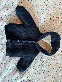 Giacca neonato 6 mesi lana blu CHICCO