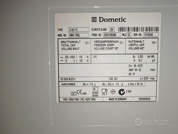 Frigo Dometic Trivalente per Camper o Caravan