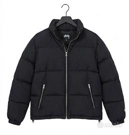Stüssy Nylon Down Puffer Jacket nera