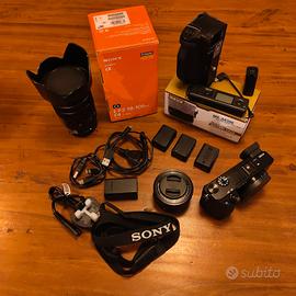 Sony a6100 + 16-50 e 18-105