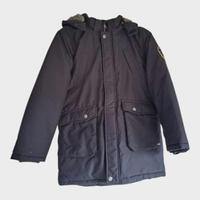 Giaccone invernale con cappuccio per bimbo 10 anni