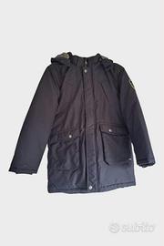 Giaccone invernale con cappuccio per bimbo 10 anni