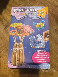 Set Creativo Poke-Fun Fiori di Stoffa Nuovo   