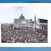 Fotografia stampa Roma San Pietro 1869