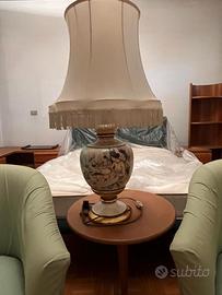 Lampada Vintage Ceramica Dipinta a Mano