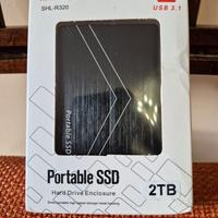 Hard disk esterno 2Tb * Portable SSD M.2 * Nuovo