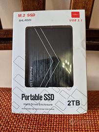 Hard disk esterno 2Tb * Portable SSD M.2 * Nuovo
