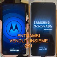 Samsung galaxy A30s + motorola edge 20