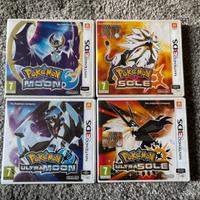 Nintendo 3DS - lotto 4 giochi Sole / Luna / Ultra