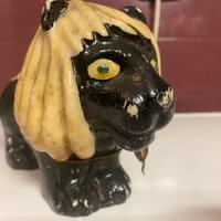 Scultura leone vintage Guw Heller Wien