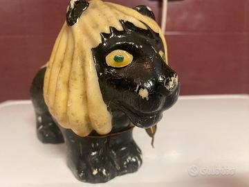 Scultura leone vintage Guw Heller Wien