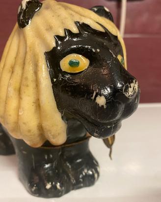 Scultura leone vintage Guw Heller Wien