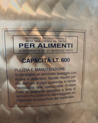 botte acciao inox