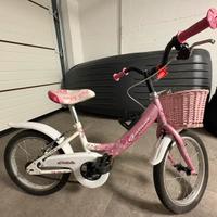 Bicicletta 16 pollici bambina bimba 4-6 anni