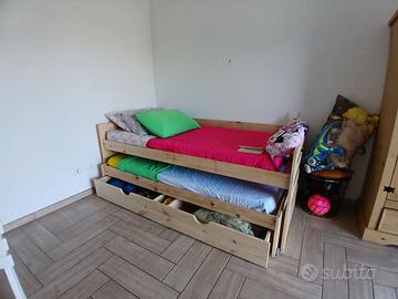 Cameretta completa più letto matrimoniale