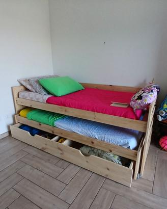 Cameretta completa più letto matrimoniale