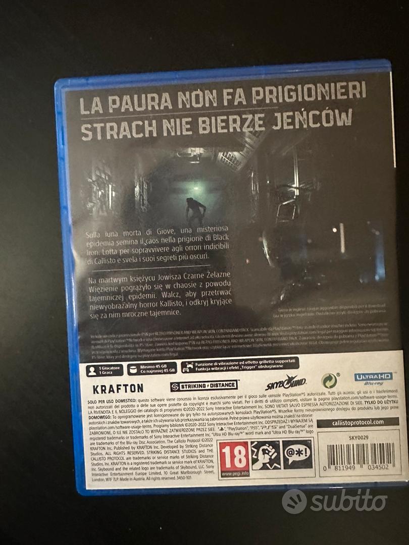 The Callisto Protocol PS5 - Console e Videogiochi In vendita a Torino