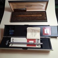 Aurora due penne a sfera e stilografica.