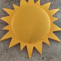 lampadario a forma di sole 