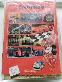 Topolino con album FERRARI e figurine