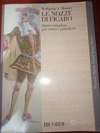 Spartito Le nozze di Figaro Canto pianoforte