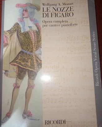 Spartito Le nozze di Figaro Canto pianoforte