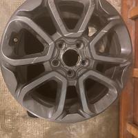 Cerchio in lega grigio fiat 500 X