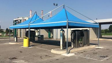 Gazebo certificati, coperture auto, bar, parcheggi