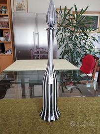 Bottiglia in vetro soffiato di Murano