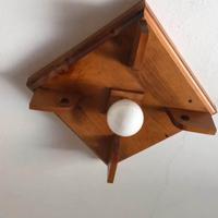 Plafoniere artigianali in legno