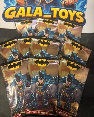 Lotto 10x bustine Batman Card Game Edibas