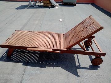 Sedie Sdraio in Legno di Faggio da Giardino