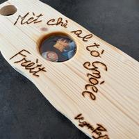 targhetta in legno da appendere 