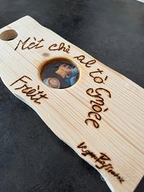 targhetta in legno da appendere 